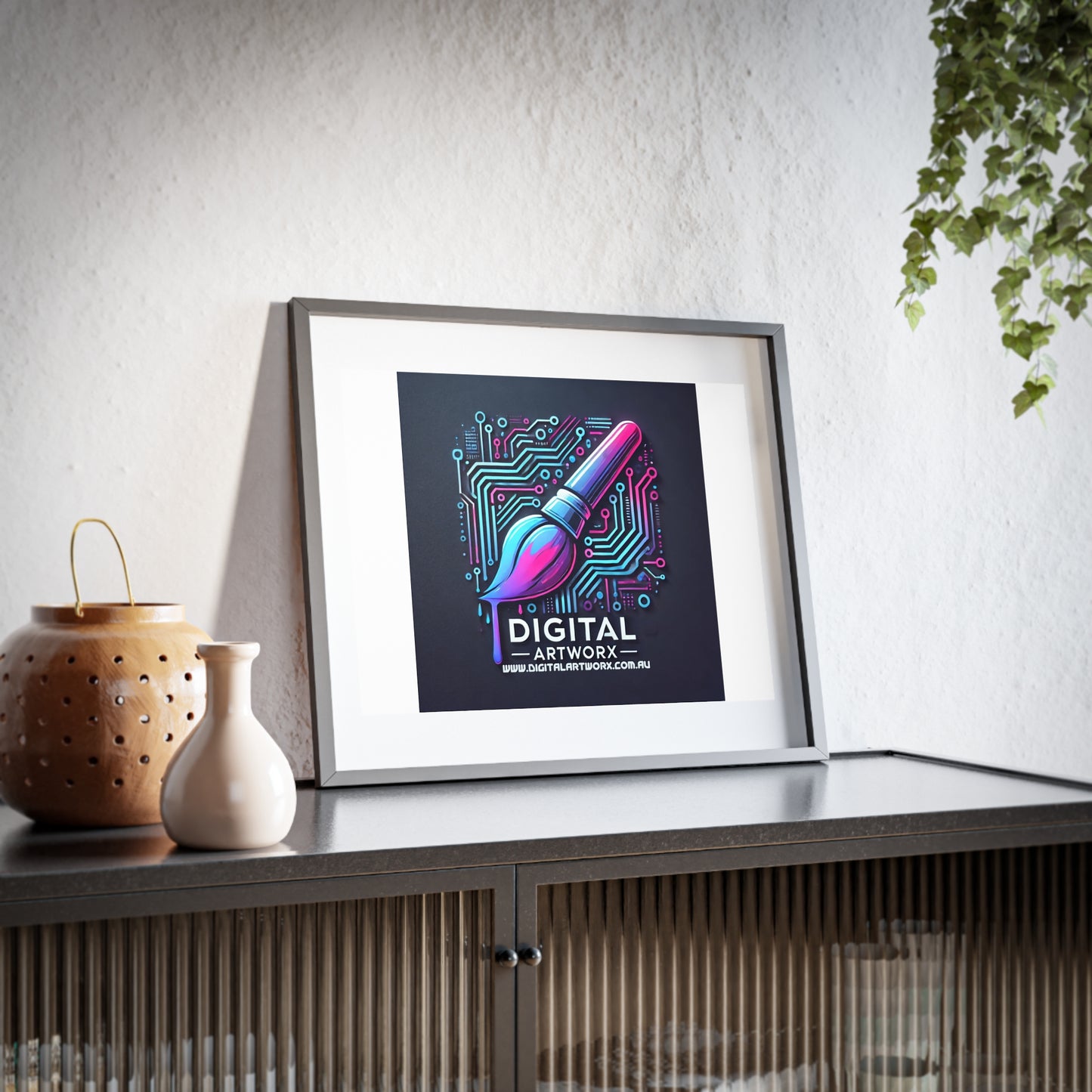 Digital Artworx Framed Poster - Modern Tech Vibe