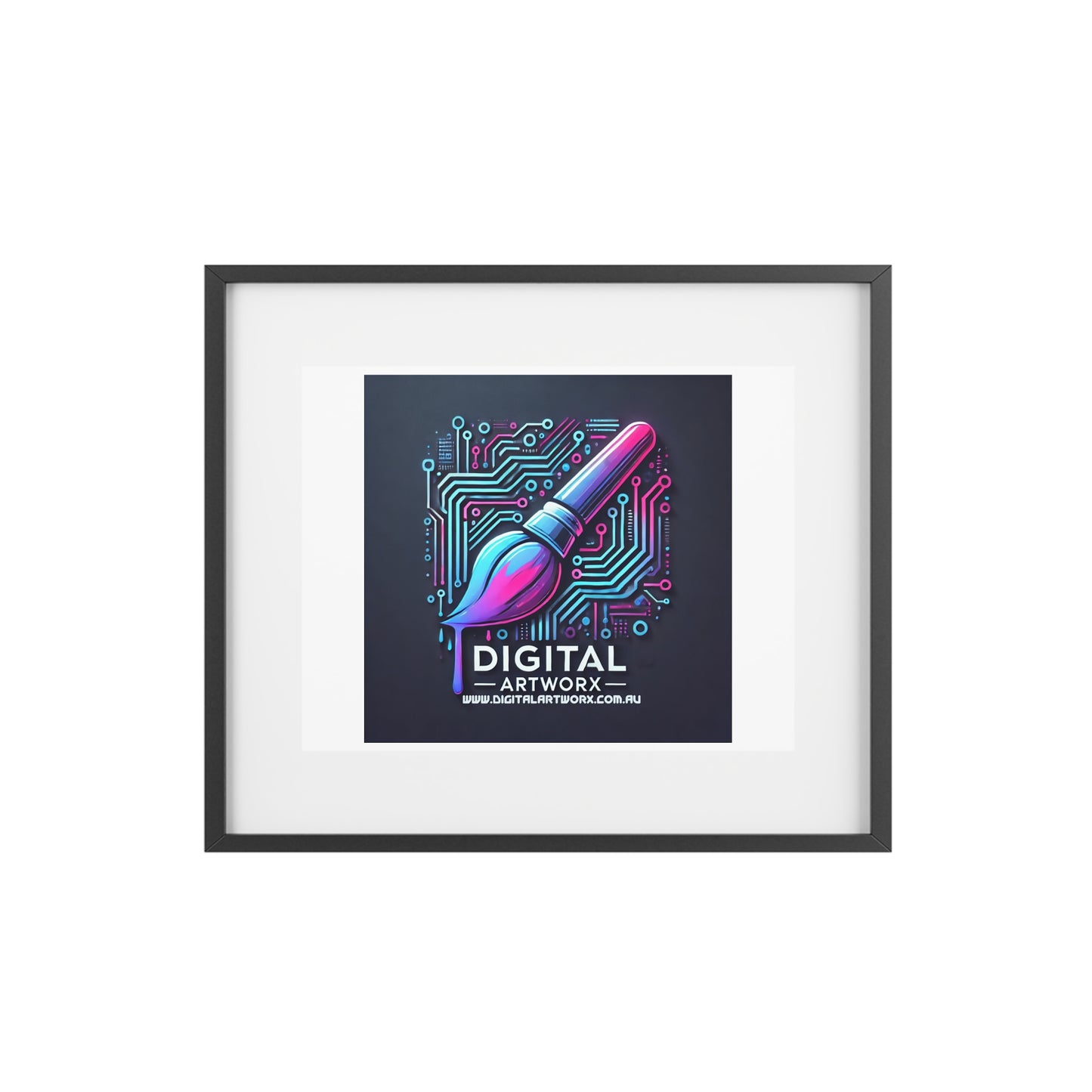 Digital Artworx Framed Poster - Modern Tech Vibe