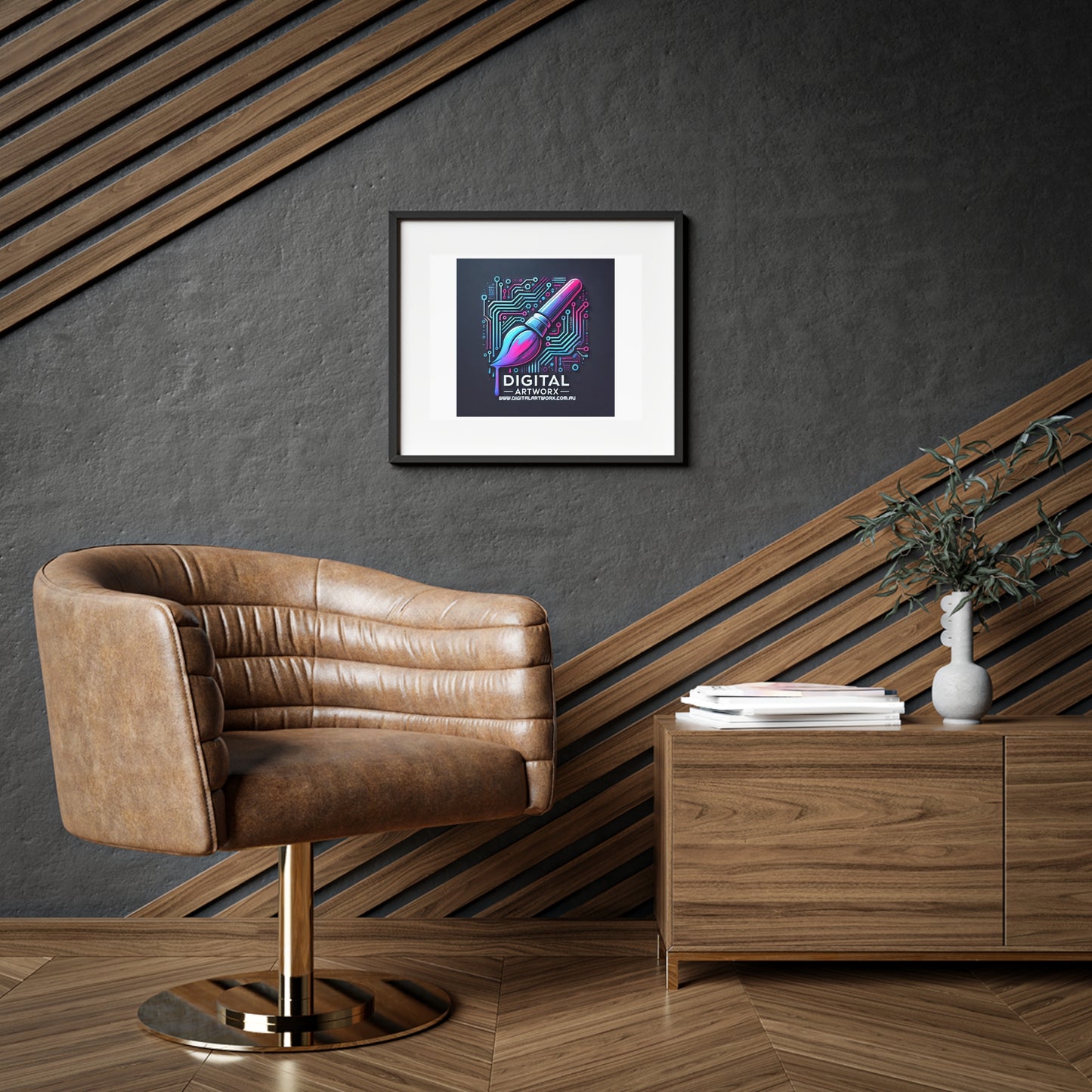 Digital Artworx Framed Poster - Modern Tech Vibe