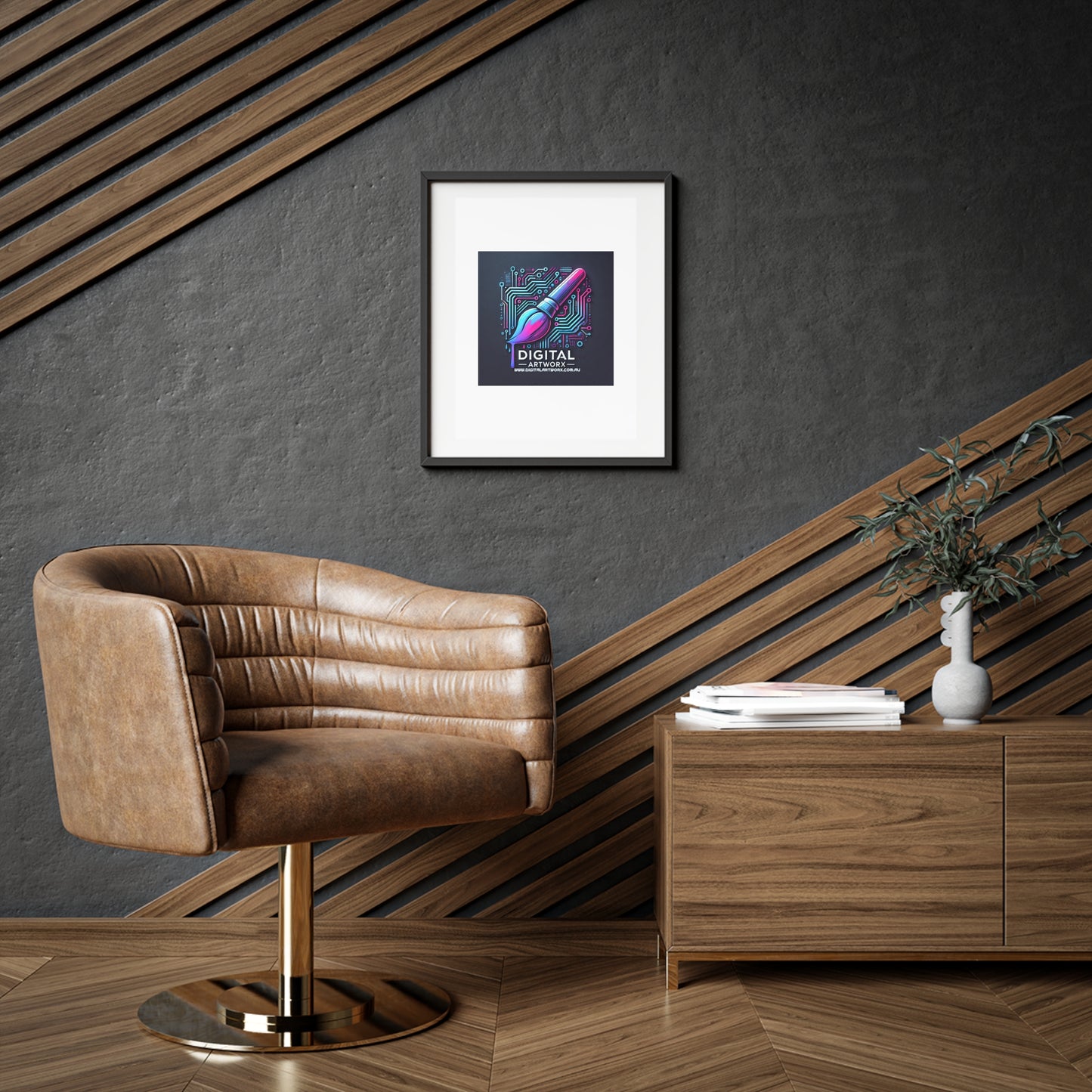 Digital Artworx Framed Poster - Modern Tech Vibe