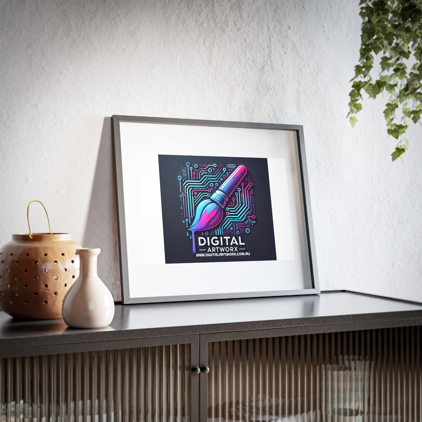 Digital Artworx Framed Poster - Modern Tech Vibe
