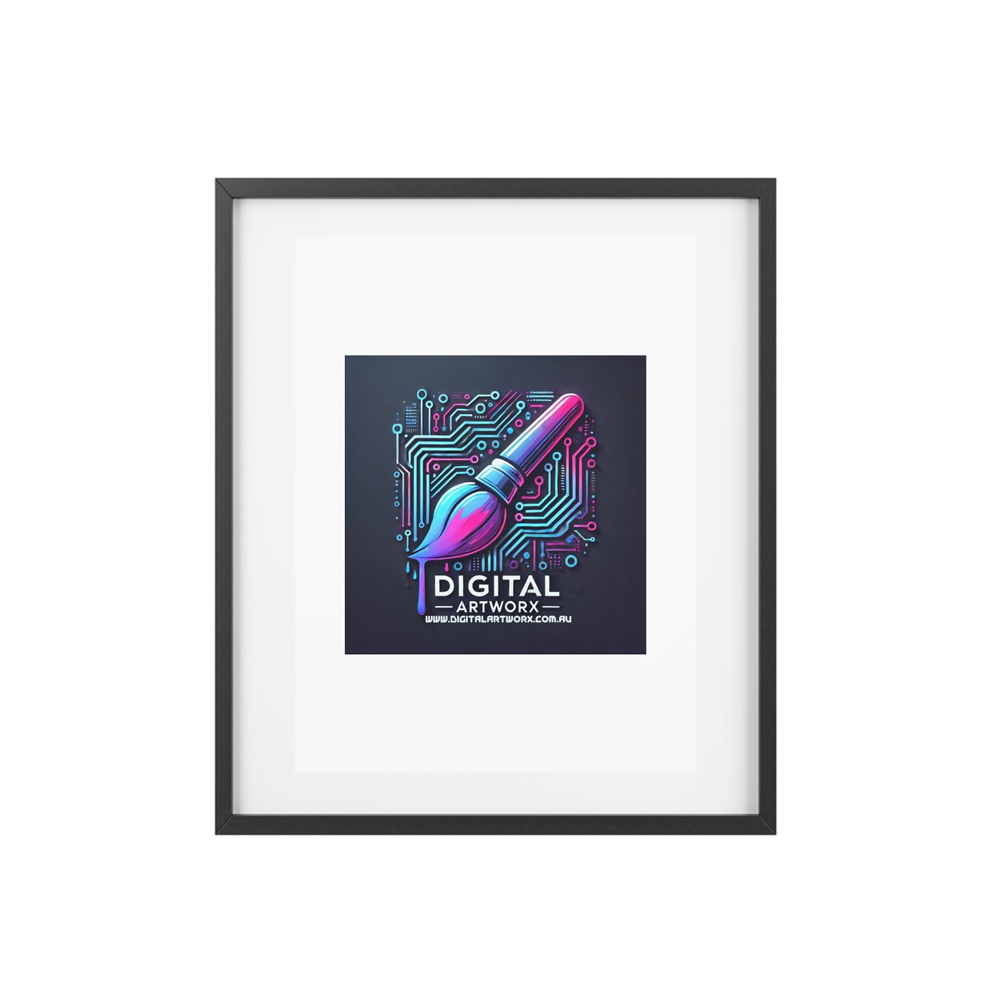 Digital Artworx Framed Poster - Modern Tech Vibe
