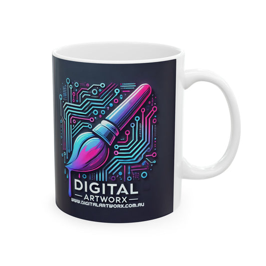 Digital Artworx - Ceramic Coffee Mug - Perfect Gift for Tech Lovers & Programmers