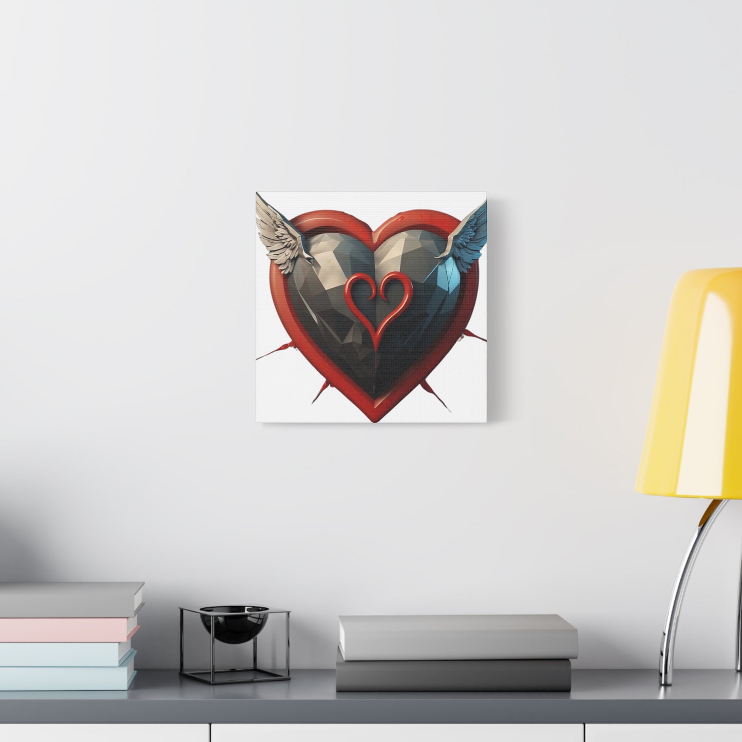 Flying Love Heart - Canvas - Wall Decor for Lovers