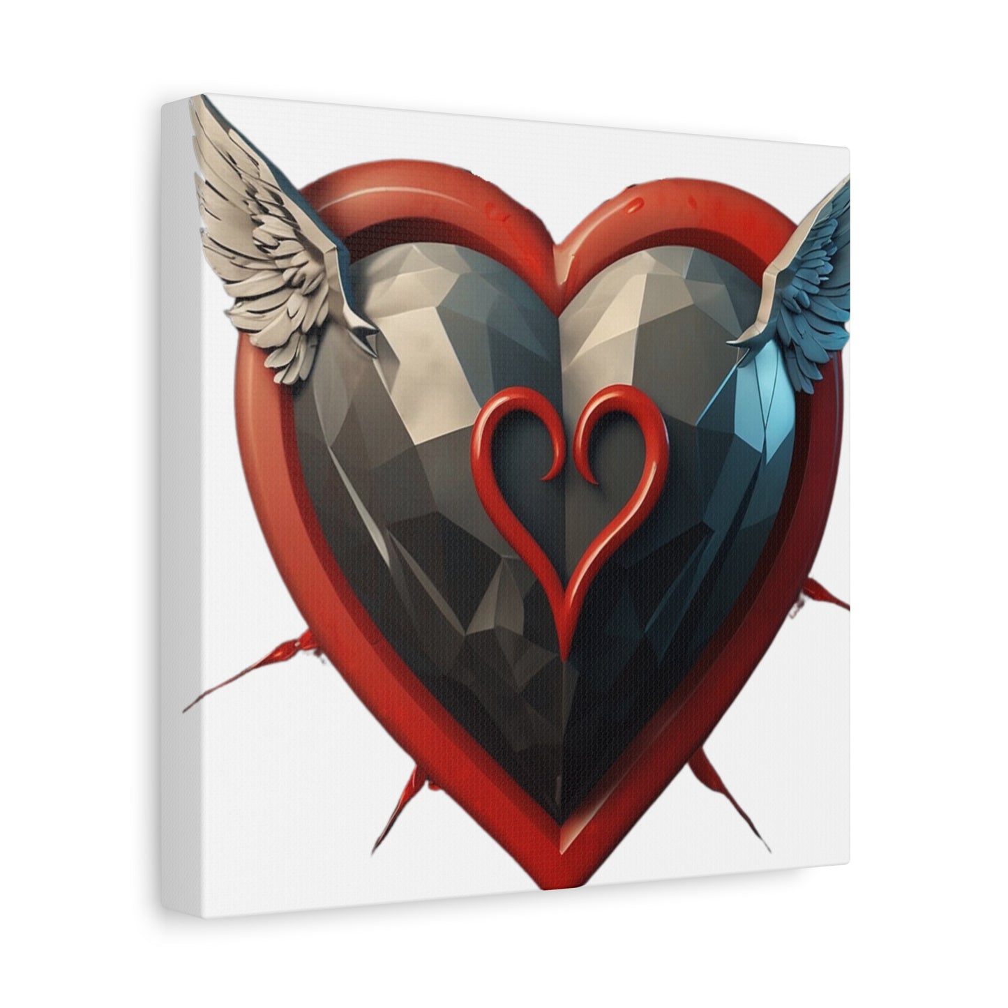 Flying Love Heart - Canvas - Wall Decor for Lovers