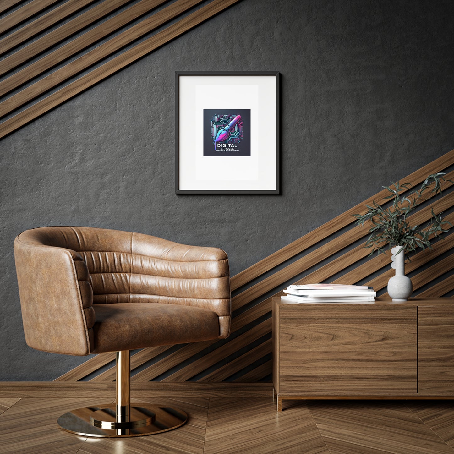 Digital Artworx Framed Poster - Modern Tech Vibe
