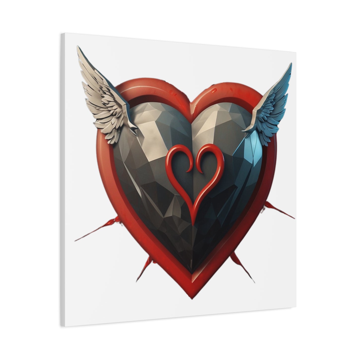 Flying Love Heart - Canvas - Wall Decor for Lovers