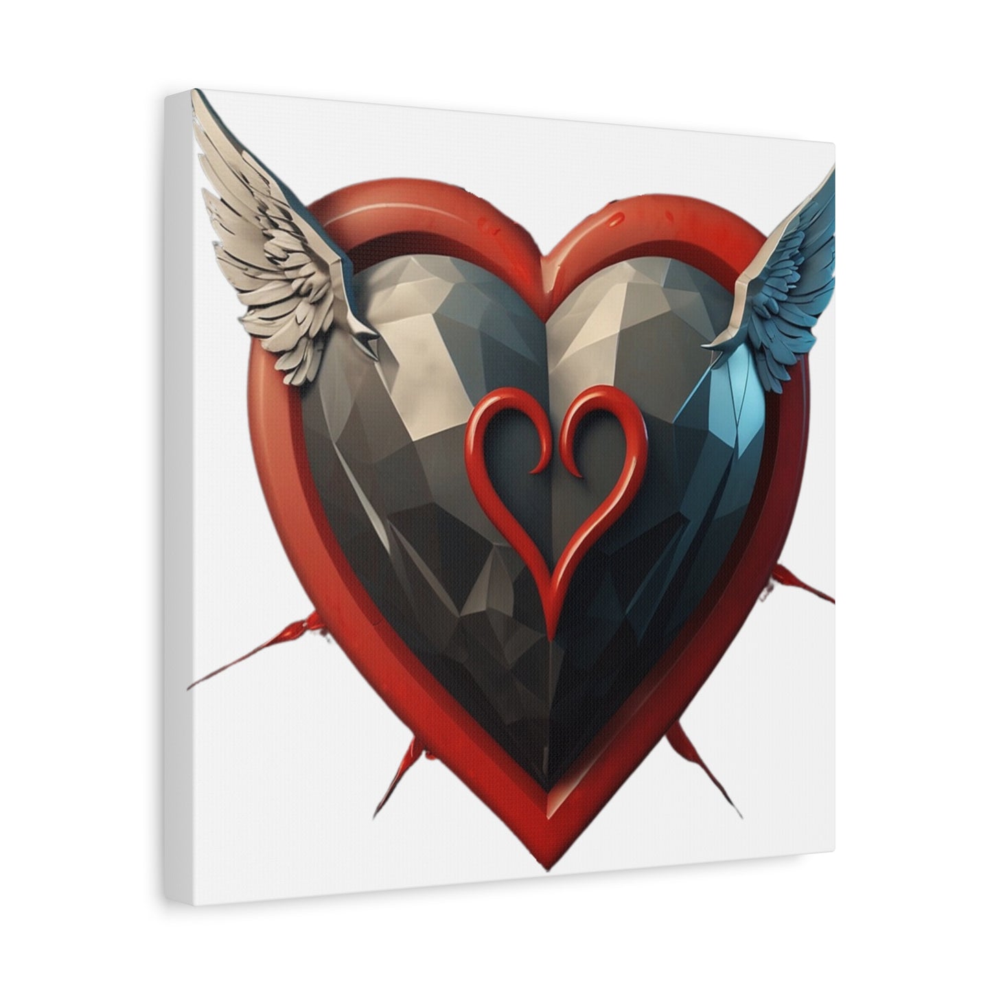 Flying Love Heart - Canvas - Wall Decor for Lovers